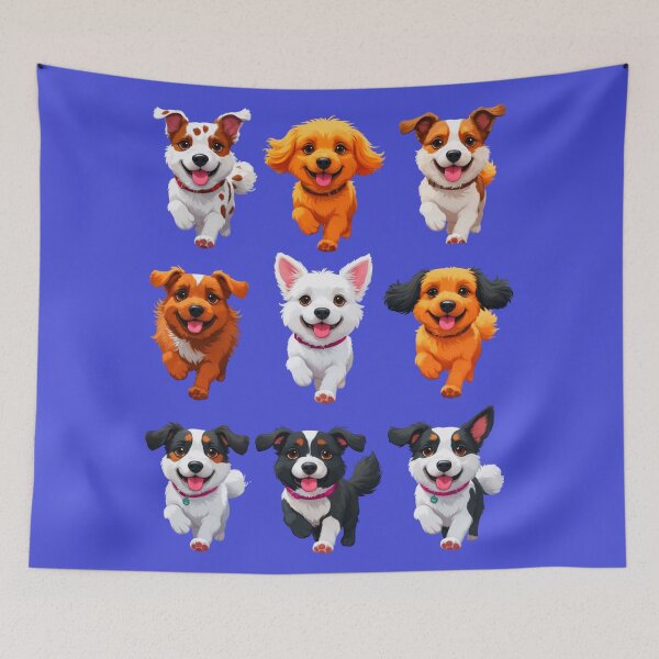 Item preview, Dogs Times Nine 4 designed and sold by DigitalandPhoto.