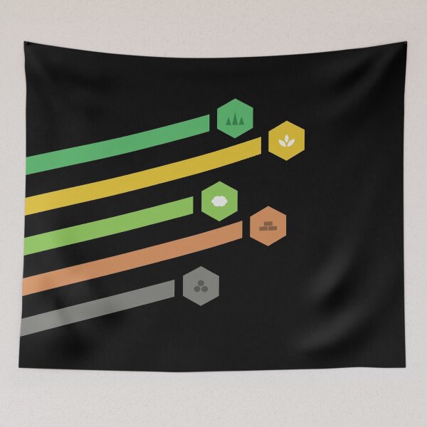Item preview, Minimalist Settlers Resources designed and sold by pixeptional.