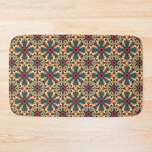 Item preview, Symmetrical ornamental floral pattern in boho style designed and sold by pASob-dESIGN.