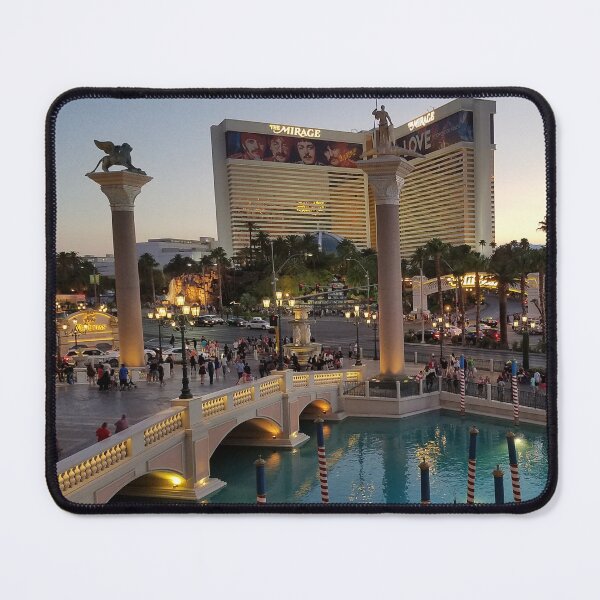 Item preview, Sunset View of the Historic Mirage and Casino on the Las Vegas Strip designed and sold by tumbleweedphoto.