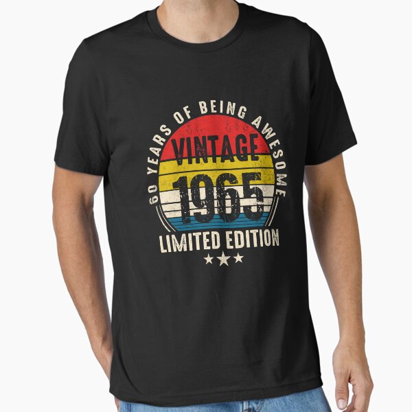 Item preview, Vintage 1965, 60th Birthday Gift Distressed Design  designed and sold by FernaRoje.