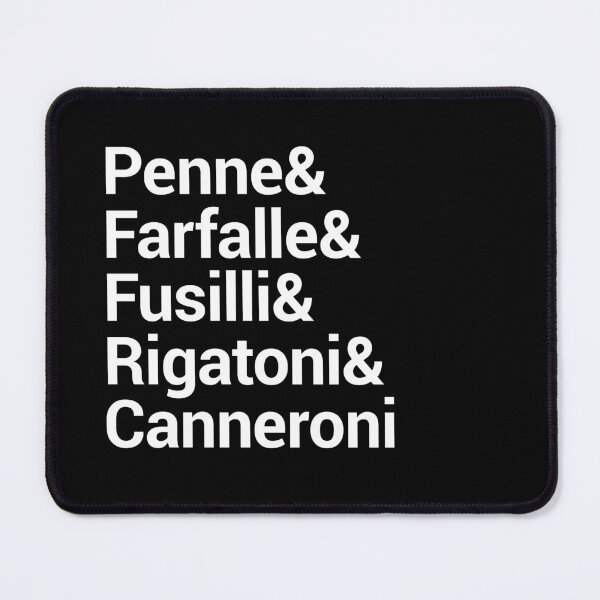 Item preview, Penne Farfalle Fusilli Rigatoni Canneroni designed and sold by Wanderful-roads.