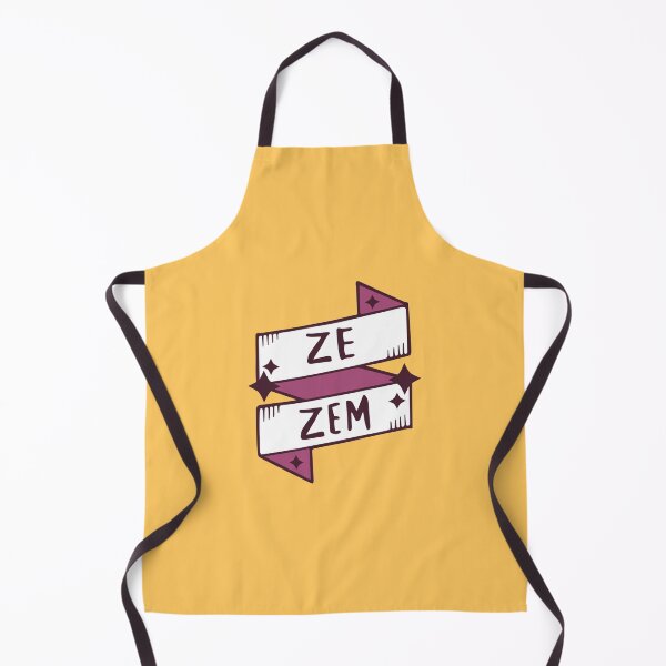 Item preview, Ze / Zem (Non-binary) in Orange designed and sold by LaurenTowner.