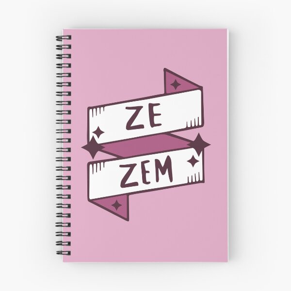 Item preview, Ze / Zem (Non-binary) in Purple / Lilac designed and sold by LaurenTowner.