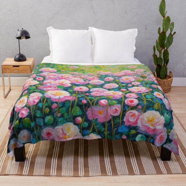 Item preview, Gustav Klimt Pink Rose Garden designed and sold by maniacfitness.