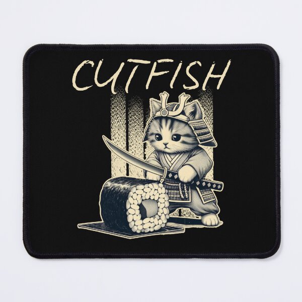Item preview, Cat cuting fish food designed and sold by Peerless-Prime.