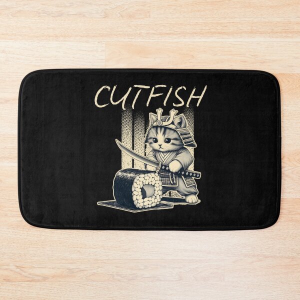 Item preview, Cat cuting fish food designed and sold by Peerless-Prime.