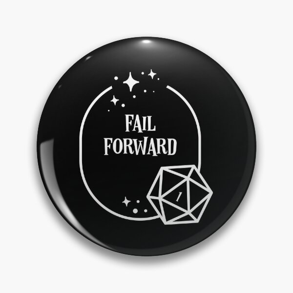 Item preview, Minimalist Critical Fail Fail Forward designed and sold by pixeptional.