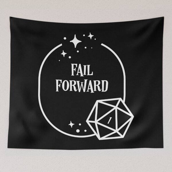 Item preview, Minimalist Critical Fail Fail Forward designed and sold by pixeptional.
