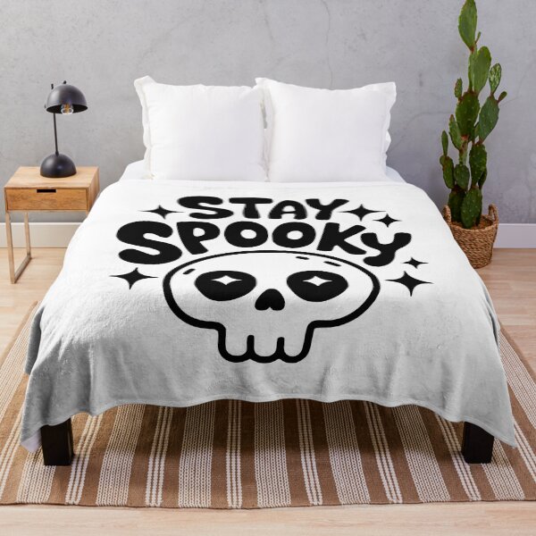 Item preview, Stay Spooky! Cute Skull Pun designed and sold by PMCreative.