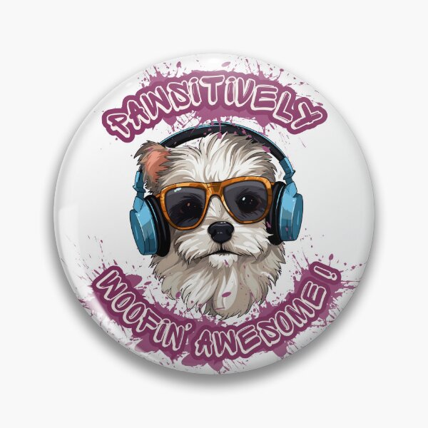 Item preview, Pawsitivly Woofin' Awesome! - Dog Lover Vibes! designed and sold by BeeG2024.