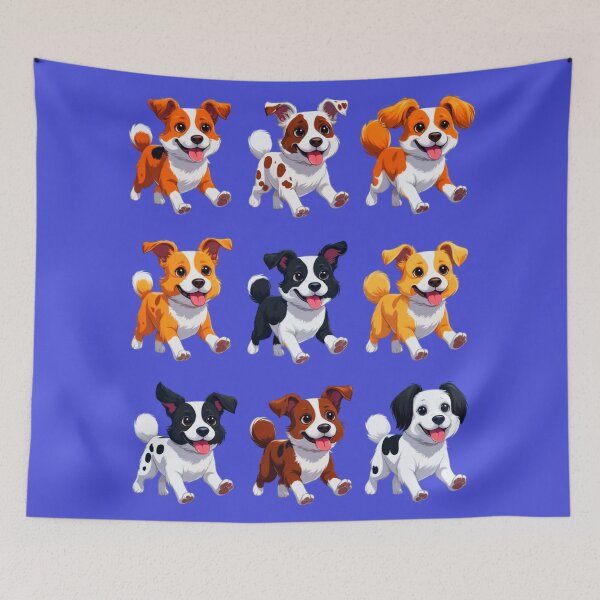 Item preview, Dogs Times Nine 8 designed and sold by DigitalandPhoto.