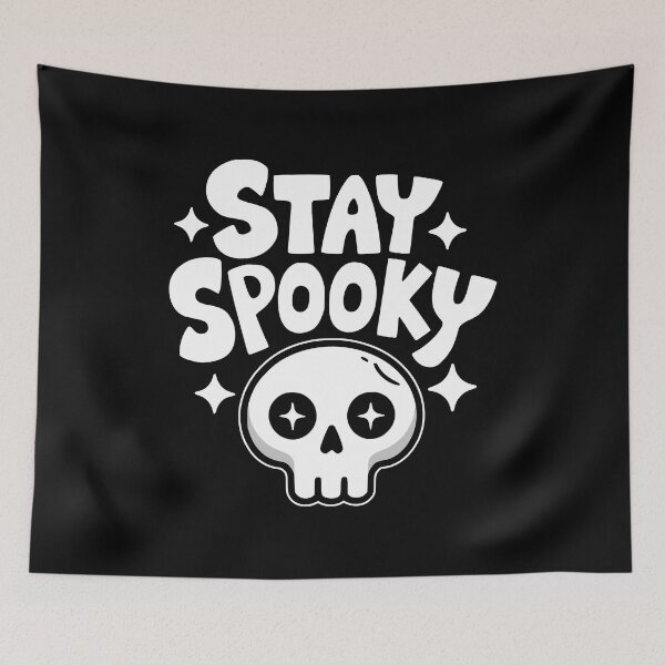 Item preview, Stay Spooky! Cute Skull designed and sold by PMCreative.