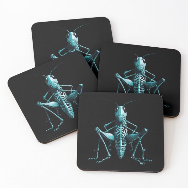 Item preview, X-ray Grasshopper Body Anatomy Radiography Skeleton designed and sold by Artistoos.