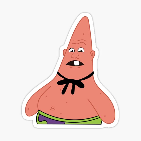 Item preview, CABEZA DE PIN PATRICIO, Pinhead Patrick, Sponge Bob, Who are you calling pinhead?  designed and sold by DibujandoPorfa.
