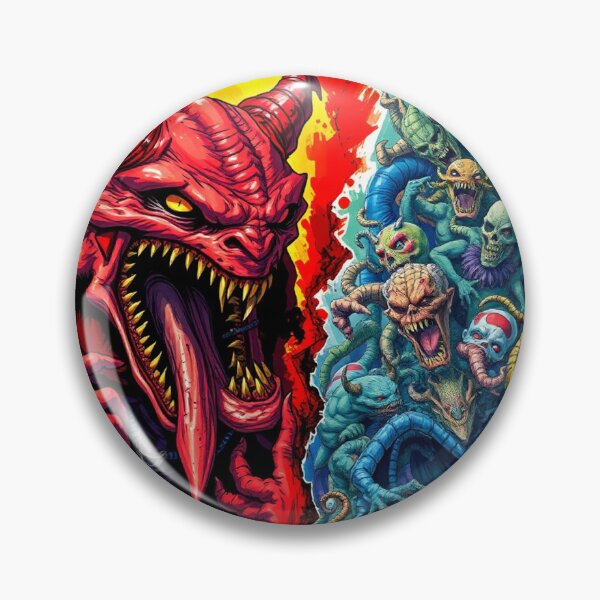 Item preview,  The Dark Castle of Satan with his minions in Hell a Hellscape cool design designed and sold by Vintage Designs +.