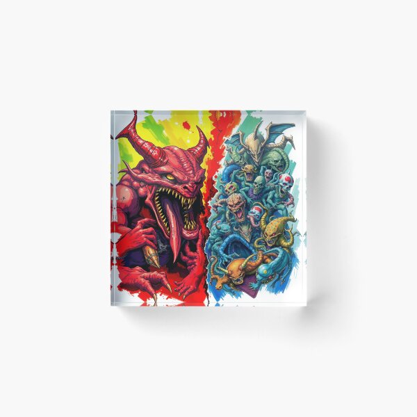 Item preview,  The Dark Castle of Satan with his minions in Hell a Hellscape cool design designed and sold by Vintage Designs +.