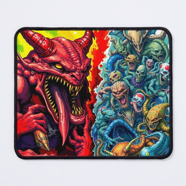 Item preview,  The Dark Castle of Satan with his minions in Hell a Hellscape cool design designed and sold by Vintage Designs +.