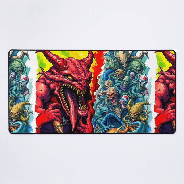 Item preview,  The Dark Castle of Satan with his minions in Hell a Hellscape cool design designed and sold by Vintage Designs +.