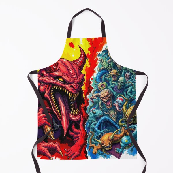 Item preview,  The Dark Castle of Satan with his minions in Hell a Hellscape cool design designed and sold by Vintage Designs +.