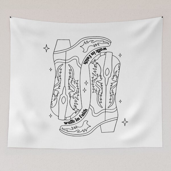 Item preview, Walk in Faith - black designed and sold by HappyLilPrints.