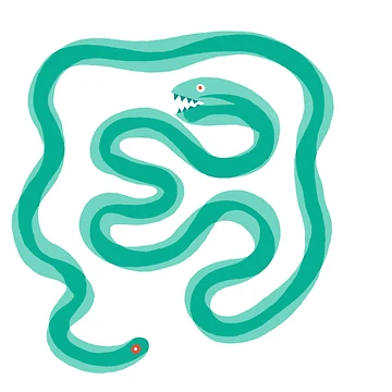 Artwork thumbnail, Snake by tinywindow