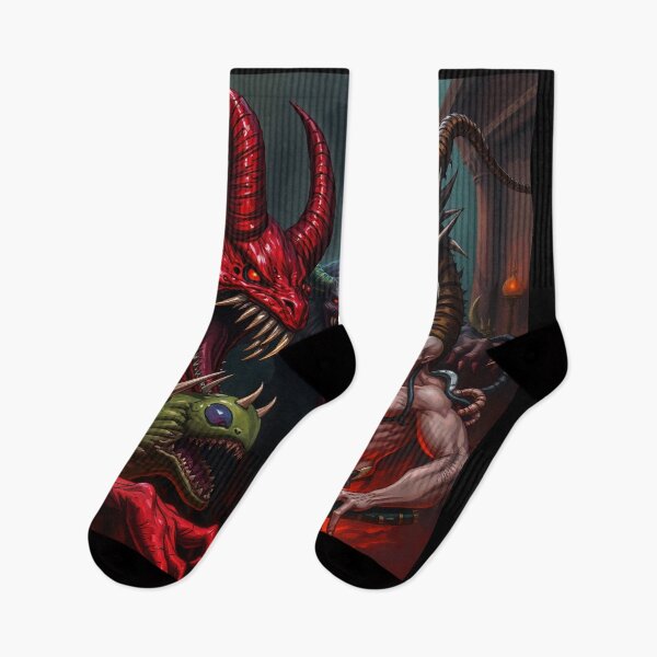 Item preview, Satan with his minions in Hell a Hellscape cool design designed and sold by Vintage Designs +.
