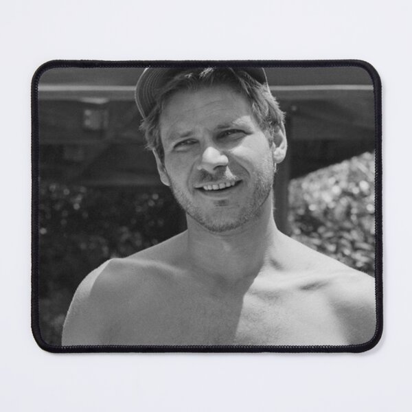 Item preview,  Harrison Ford shirtless and smiling designed and sold by ZamanEcho.
