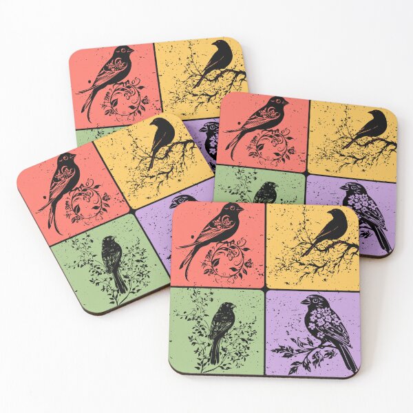 Item preview, Bird Watching Nature Lovers Retro Art designed and sold by TuncGK.
