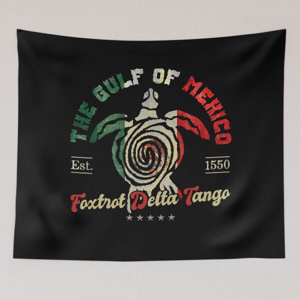 Item preview, Gulf Of Mexico Foxtrots Deltas Tangos Vintage Turtle designed and sold by Galactic-Sketch.