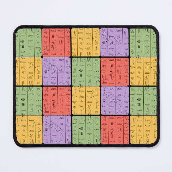 Item preview, Abstract Egyptian Hieroglyphs Pattern designed and sold by TuncGK.