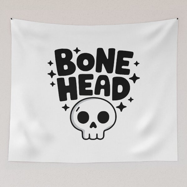 Item preview, Bone Head! Cute Skull designed and sold by PMCreative.