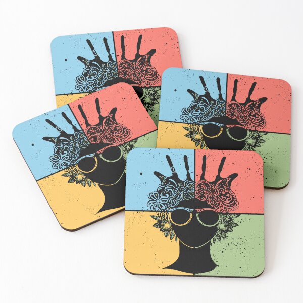 Item preview, Afrocentric Queen with Headwrap Art designed and sold by TuncGK.