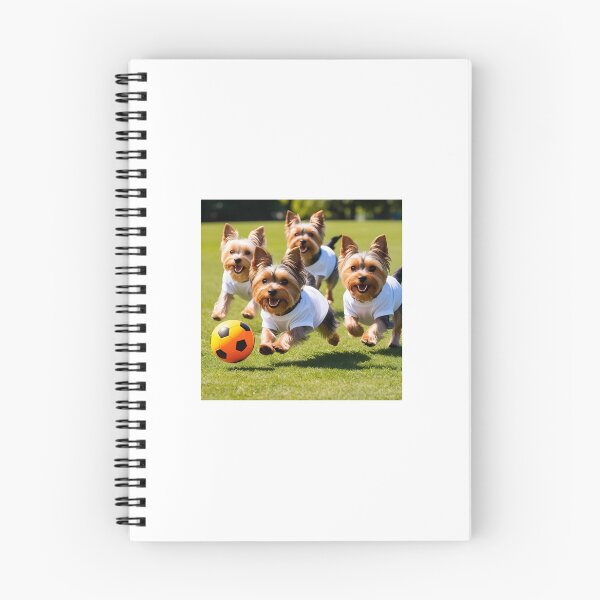 Item preview, Yorkshire Terriers love football too! Soccer and Dog Lovers - Tottenham Hotspur, Fulham - Any dog, any colour designed and sold by Humour House Designs.