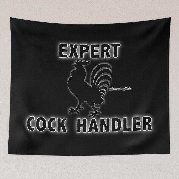 Item preview, Expert Cock Handler (Black) designed and sold by SwearingKids.