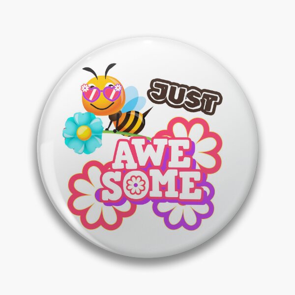Item preview, Just Bee Awesome - Blue Flower, His and Hers designed and sold by BeeG2024.