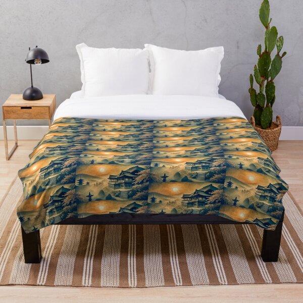 Item preview, Temple of the Rising Sun – Serenity in the Mountains designed and sold by Rag-Dog.