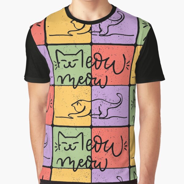 Item preview, Minimalist Meow Cat Line Art designed and sold by TuncGK.