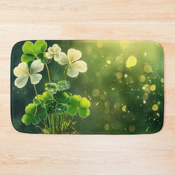 Item preview, Enchanted Clover: The Glimmering Dew and Whispers of Luck designed and sold by bloorose.