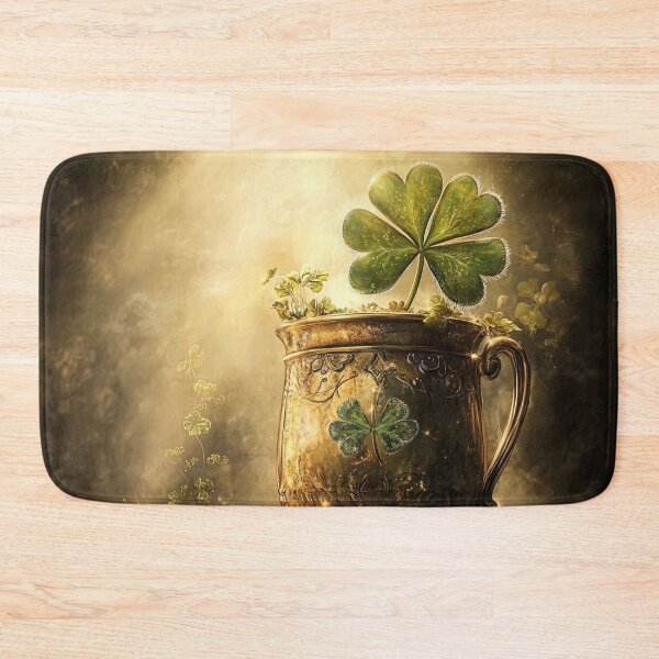 Item preview, Golden Goblet of Fortune: The Shamrock's Radiance in Twilight's Glow designed and sold by bloorose.