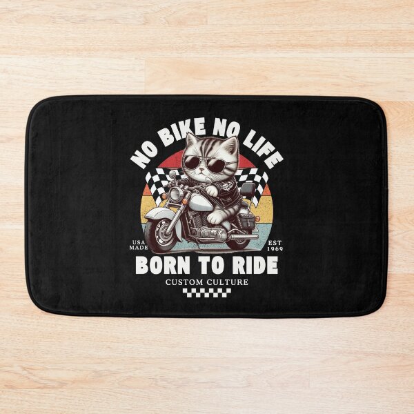 Item preview, Cat loves motorbike too designed and sold by Peerless-Prime.