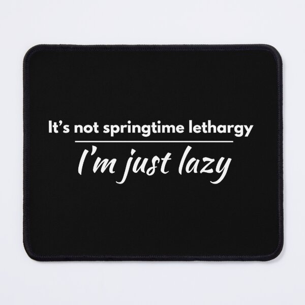 Item preview, Spring laziness black background designed and sold by JanuaryLady.