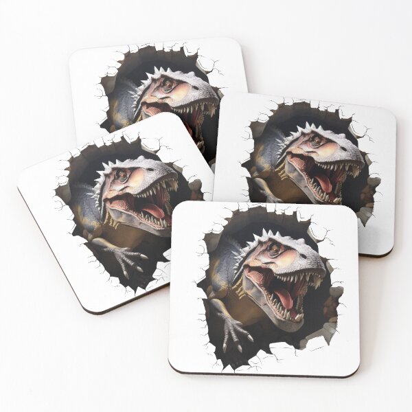 Item preview, Dinosaur Coming Through Wall designed and sold by mermaids001.