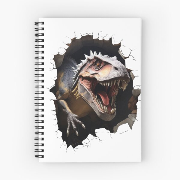 Item preview, Dinosaur Coming Through Wall designed and sold by mermaids001.