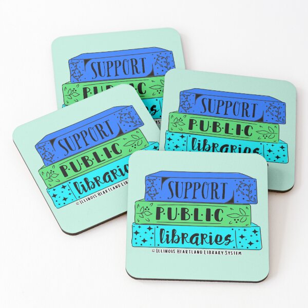 Item preview, Support Public Libraries designed and sold by Illinois Heartland Library System.