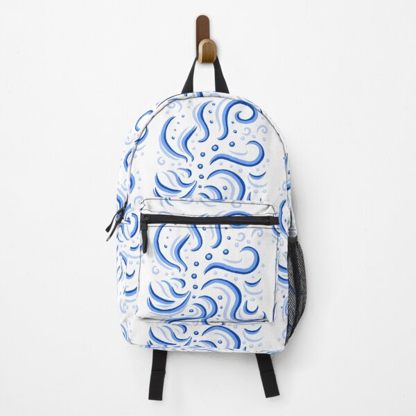 Item preview, Blue Harmony on White designed and sold by Cozy Bluejay.