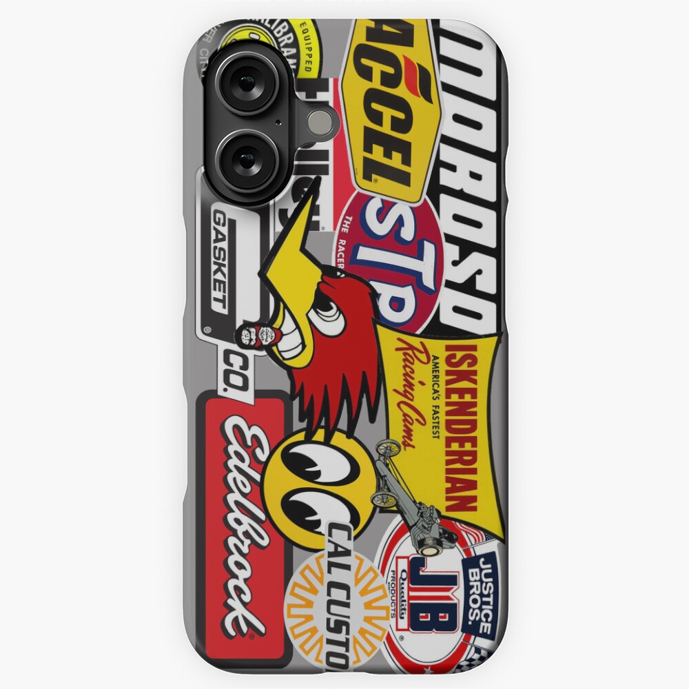 Speed Shop Aftermarket Stickers iPhone Case