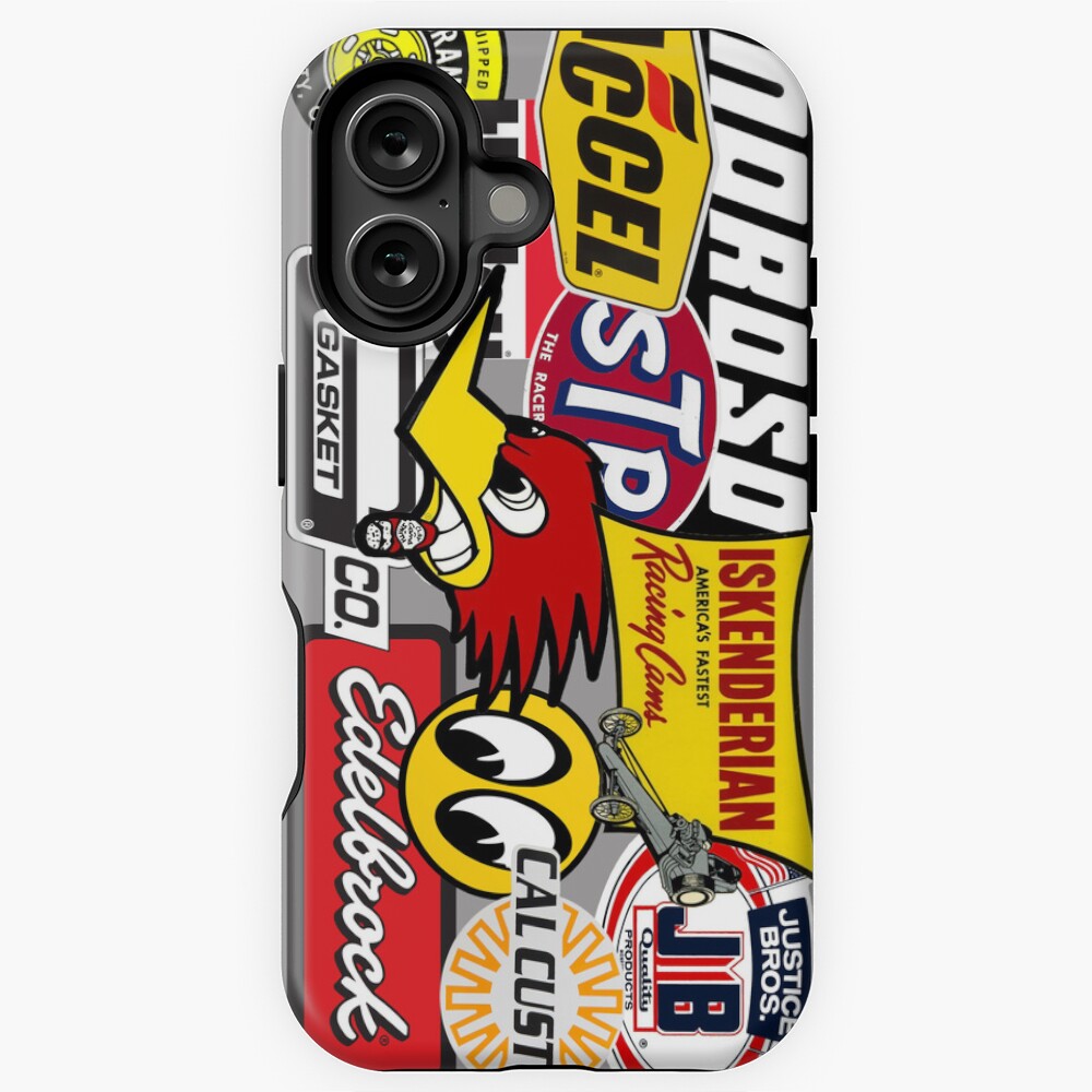 Speed Shop Aftermarket Stickers iPhone Case