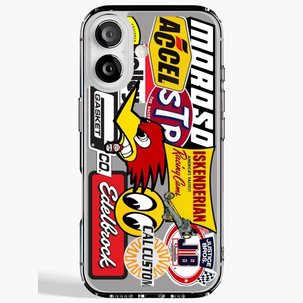 Speed Shop Aftermarket Stickers iPhone Case
