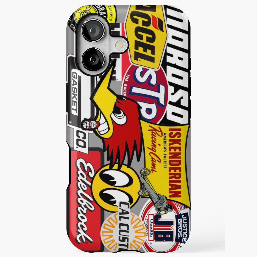 Speed Shop Aftermarket Stickers iPhone Case